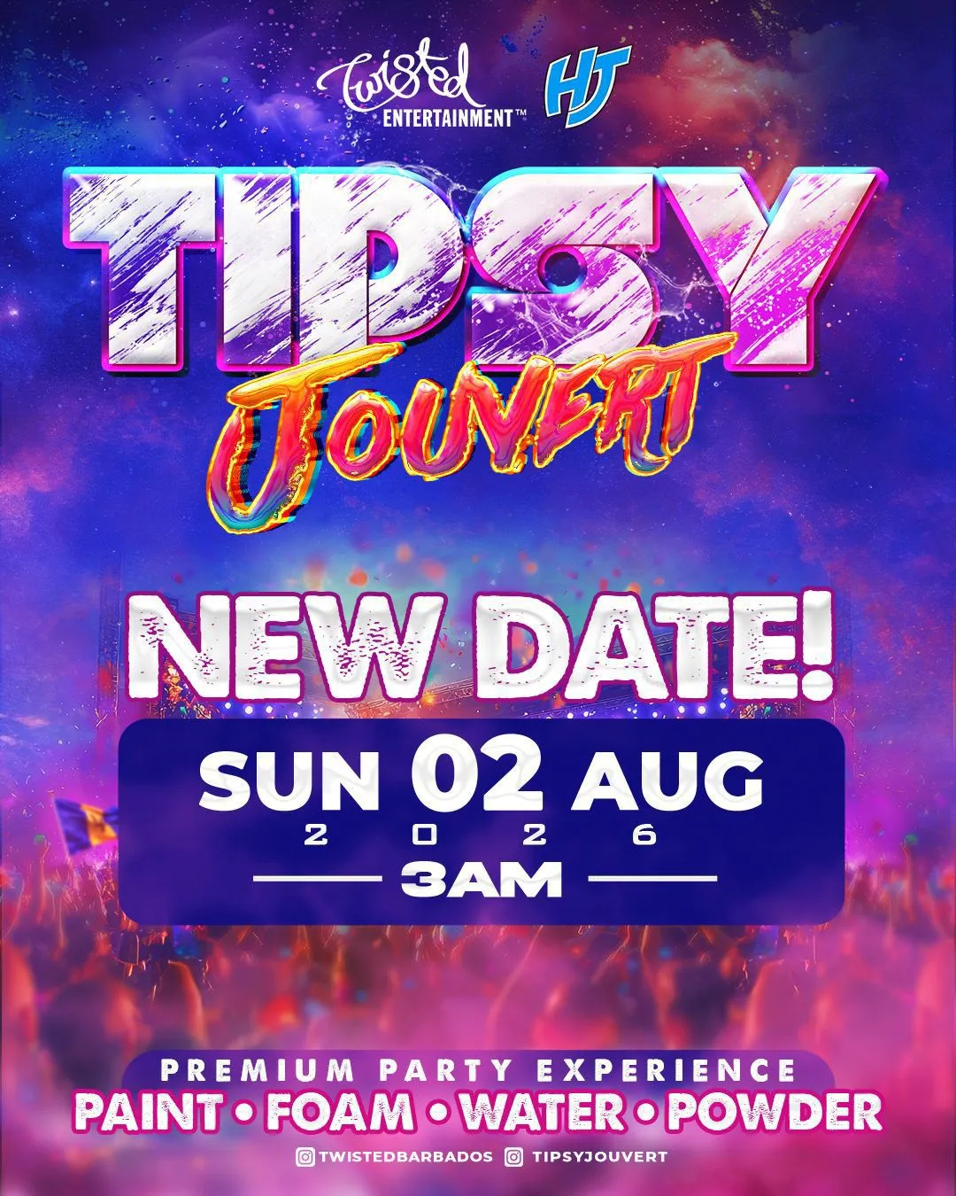 Tipsy Music Festival & Tipsy J'ouvert Combo Tickets
