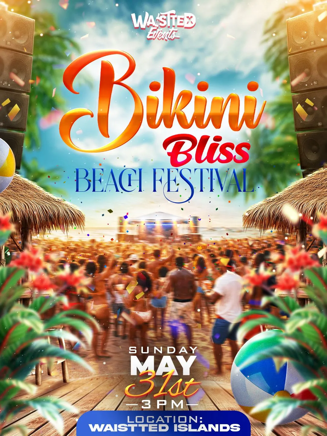 Waistted Events presents Bikini Bliss Beach Festival