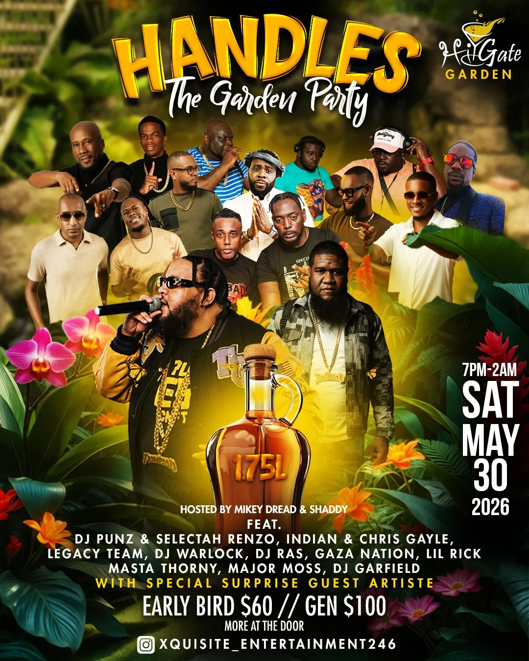 XquisiteEntertainment246 presents Handles The Garden Party