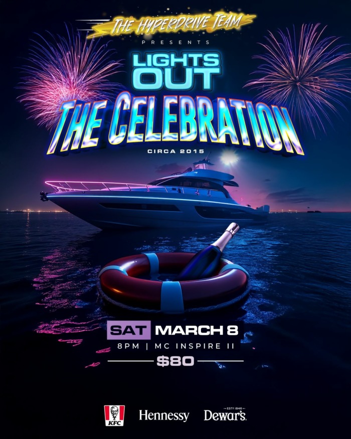 The Hyperdrive Team Presents Lights Out: The Celebration “Circa 2015”