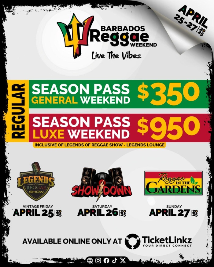 Barbados Reggae Weekend: Season Passes